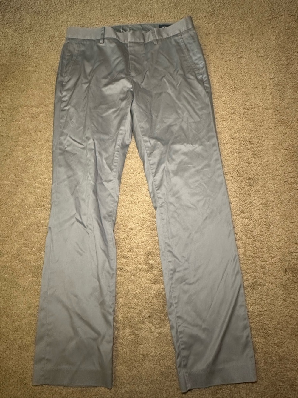 Bonobos Men’s Weekday Warrior Friday Pants Chino Gray Size 31/30 Tailored